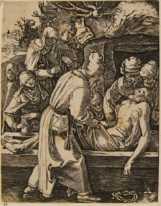 Deposizione di Cristo nel sepolcro (dalla serie: Piccola passione)